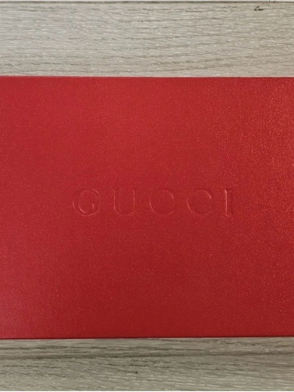 Gucci Red and Gold Luxury Home Office Stationery Box